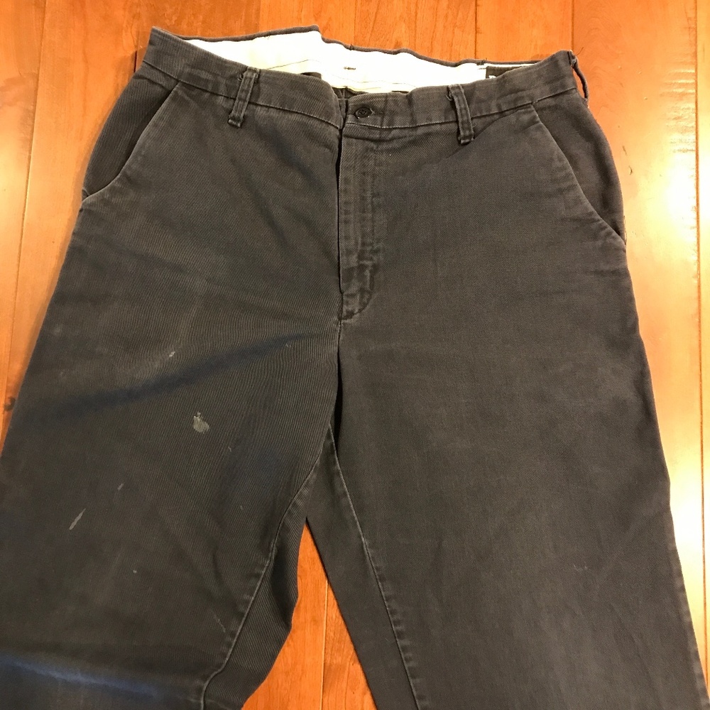 BULWARK FLAME RESISTANT (FR) MEN’S 38 x 30 NAVY BLUE WORK PANTS